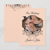 Happy Life ～写真挿入招待状/ RSVP (正面/裏面)