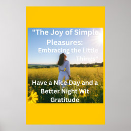 Happy Life Secret：小さなことに喜びを見出す ポスター