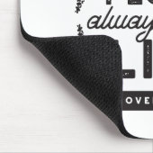 Happy Life with Faith – Proverbs 15:15 Art マウスパッド (コーナー)