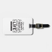 Happy Life with Faith – Proverbs 15:15 Art ラゲッジタグ (正面横)