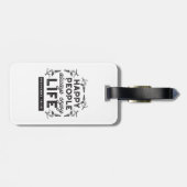 Happy Life with Faith – Proverbs 15:15 Art ラゲッジタグ (裏面横)