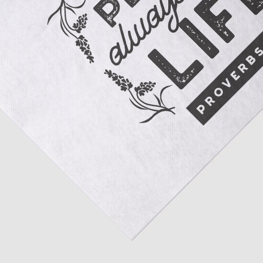 Happy Life with Faith – Proverbs 15:15 Art 薄葉紙 (詳細)