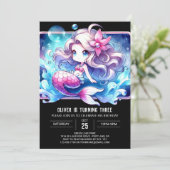 Happy Little Mermaid Birthday 招待状 (スタンド正面)