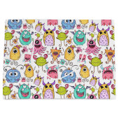 Happy Little Monsters ラージペーパーバッグ (正面)