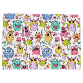 Happy Little Monsters ラージペーパーバッグ (裏面)