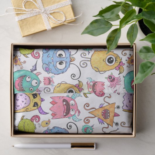 Happy Little Monsters  薄葉紙 (ギフト)