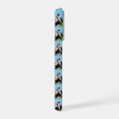 Happy Little Pig Painting iPhoneケース (右側面)