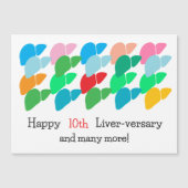Happy Liver-versary & Many Magnet Card (正面)