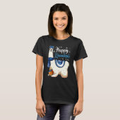 Happy Llamakah Hanukkah Chanukkah Jewish Holiday M Tシャツ (正面フル)