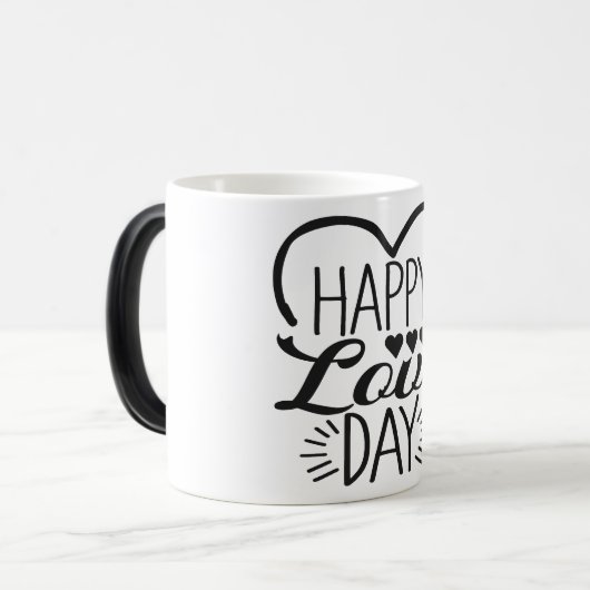 happy love day モーフィングマグカップ (正面左)
