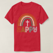Happy Loved Grateful Blessed Thanksgiving Fall Rai Tシャツ (デザイン正面)