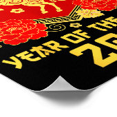 Happy Lunar Chinese New Year Of The Horse 2026 Zod ポスター (角)