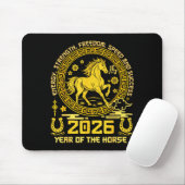 Happy Lunar Chinese New Year Of The Horse 2026 Zod マウスパッド (マウス)