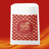 Happy Lunar New Year of the Horse Lucky Clouds フェイバーバッグ