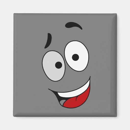 Happy magnets - Kook Art – 笑顔と保幸せに。 マグネット (正面)