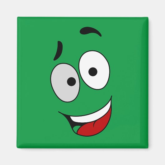 Happy magnets - Kook Art – 笑顔と保幸せに。 マグネット (正面)