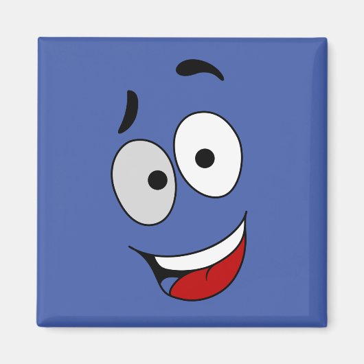 Happy magnets - Kook Art – 笑顔と保幸せに。 マグネット (正面)