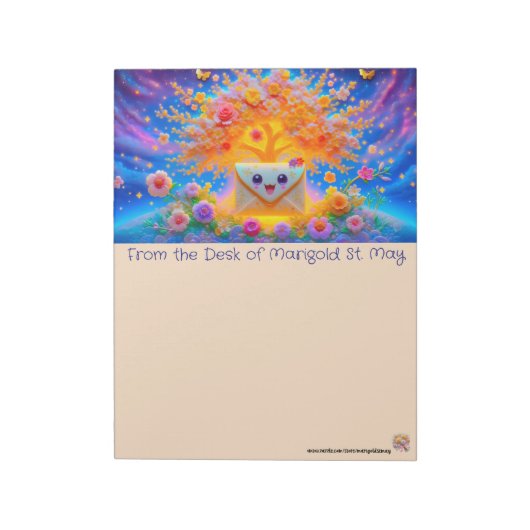 Happy Mail Envelope Notepad ノートパッド (回転)