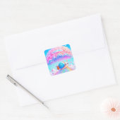 Happy Mail Snail Mail Stickers スクエアシール (封筒)