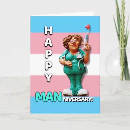 Happy Manniversary – テストステロン記念日 カード (正面)