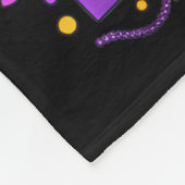 Happy Mardi Gras 2026 Costume New Orleans Matching フリースブランケット (角)