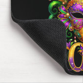 Happy Mardi Gras 2026 Jester Hat New Orleans Men W マウスパッド (コーナー)