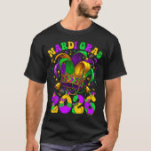 Happy Mardi Gras Carnival Mardi Gras 2026 Jester M Tシャツ (正面)