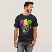 Happy Mardi Gras Day Party Hat Women Tシャツ (正面フル)