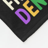 Happy Mardi Gras From Your Favorite Dental Istant  フリースブランケット (角)