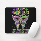 Happy Mardi Gras From Your Favorite Dental Istant  マウスパッド (マウス)