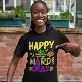 Happy Mardi Gras – Perfect for the Ultimate Carniv Tシャツ