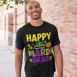 Happy Mardi Gras – Perfect for the Ultimate Carniv Tシャツ