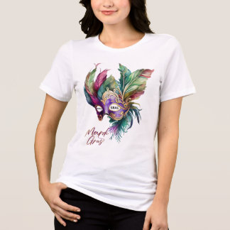 Happy Mardi Gras T-Shirt for Women トライブレンドＴシャツ