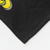 Happy Mardi Gras Tree Beads Mask Carnival New Orle フリースブランケット (角)