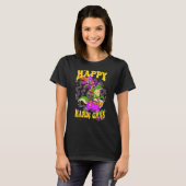 Happy Mardi Gras Yu2019all Drummer Alligator Party Tシャツ (正面フル)