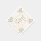 Happy Marriage! - Custom Paper Napkins  スタンダードカクテルナプキン (角)