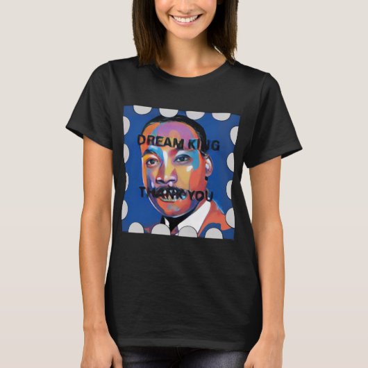 HAPPY MARTIN LUTHER KING DAY Tシャツ (正面)
