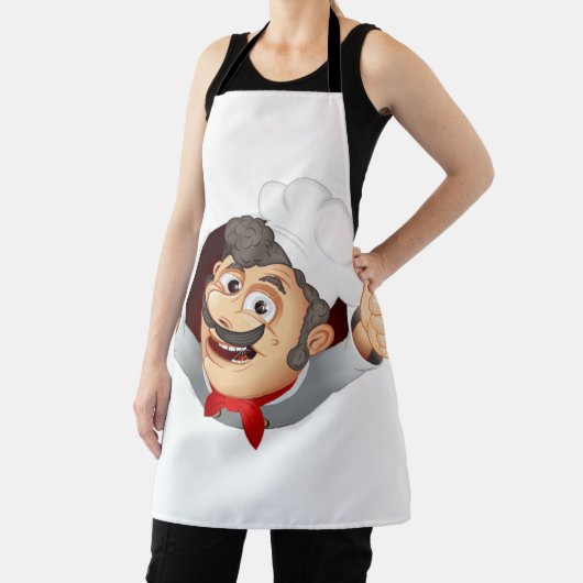 Happy Master Chef White Apron エプロン (インサイチュ)