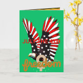 HAPPY MEMORIAL DAY カード (黄色い花)