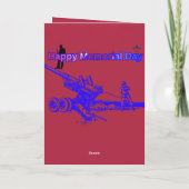 Happy memorial day crimson  カード (裏面)