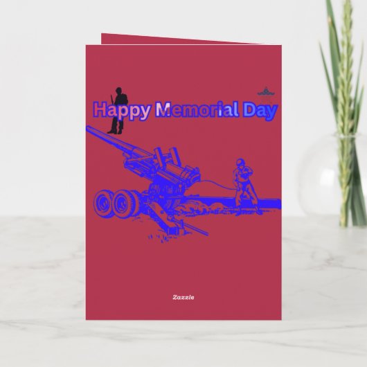 Happy memorial day crimson  カード (裏面)