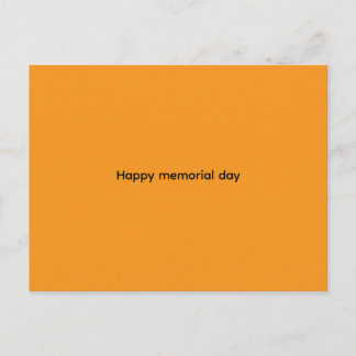 Happy  memorial day nniversary Cards ポストカード