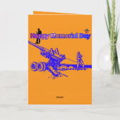 Happy memorial day orange カード (裏面)