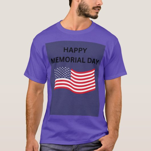 HAPPY MEMORIAL DAY Tシャツ (正面)
