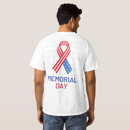 HAPPY MEMORIAL DAY T SHIRT Tシャツ (裏面フル)