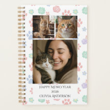 Happy Meow Year 2026 オリジナル写真 ペット好きな人へのギフト 