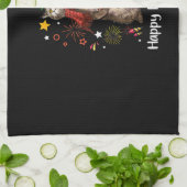 Happy Meow Year, Happy New Year Cat 2023 For Mens キッチンタオル (折り畳み)