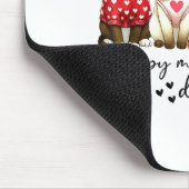 Happy Meowentine's Day Cute Valentines Funny Cat S マウスパッド (コーナー)