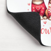 Happy Meowentines Funny Cute Valentine Cats Love C マウスパッド (コーナー)