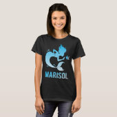 Happy Mermaid – マリソル名 Tシャツ (正面フル)